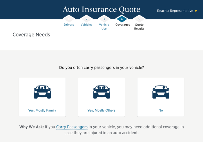 USAA car insurance quote for military families