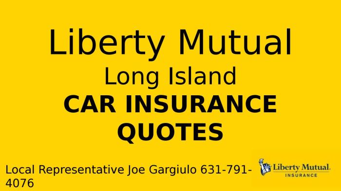 Liberty Mutual car insurance quote without personal information